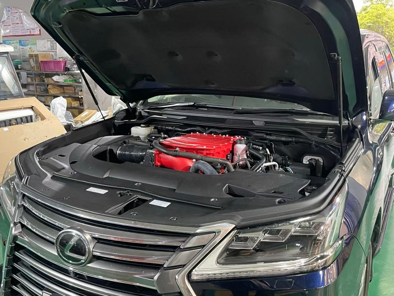 ANROT VT Supercharger installed on Toyota Tundra 5.7L V8 engine bay performance upgrade