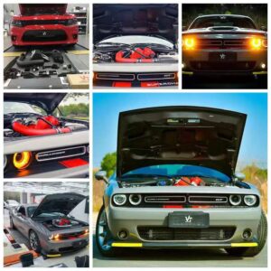 VT Supercharger Kit for Dodge Charger 3.6L V6 Pentastar, complete bolt-on performance system by ANROT